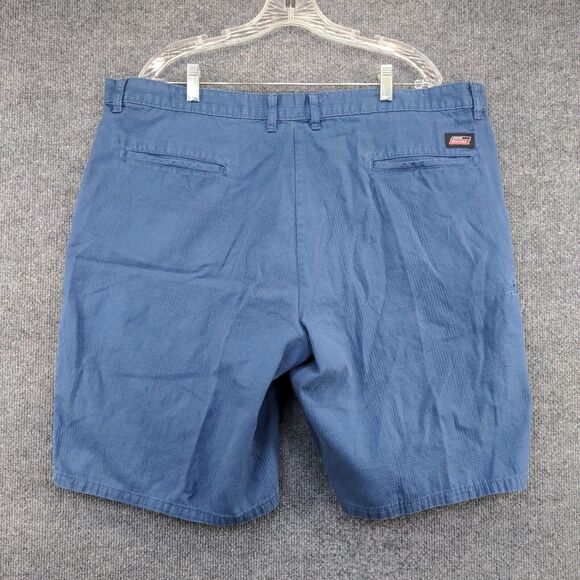 Dickies Mens Chino Shorts Blue Size 42 Slash Pockets Cotton Belt Loops - Picture 3 of 11